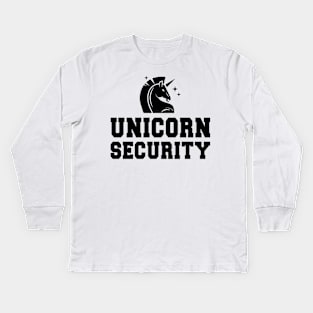 Unicorn Security Kids Long Sleeve T-Shirt